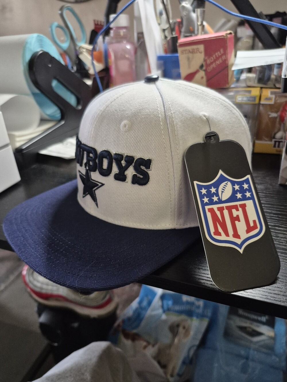 Dallas Cowboys Pro NFL White & Navy Official Licensed Hat Cap Brand New 🔥